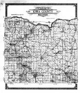 Iowa County Outline Map